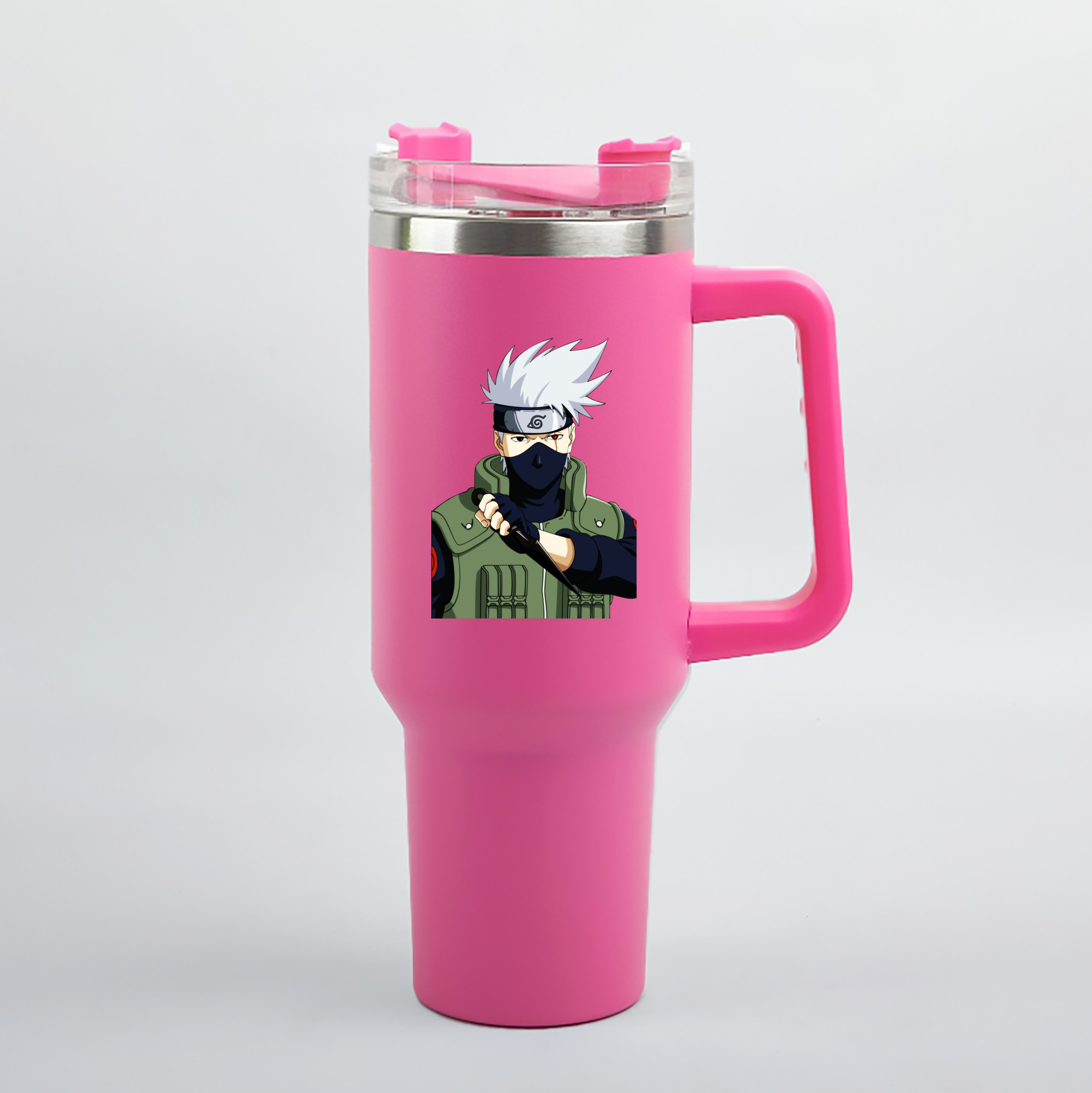 （画像用） NARUTO -ナルト- はたけ カカシ Hatake Kakashi 1200mL車用タンブラー（カラープリント）